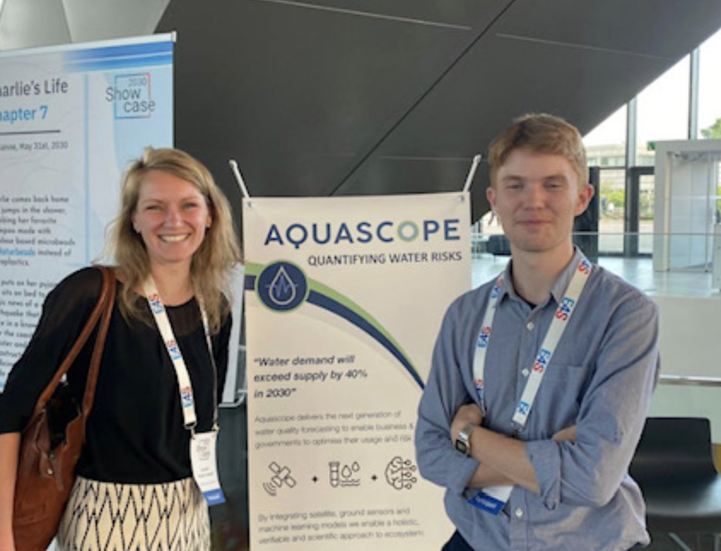 Talking about water at E4S in Lausanne